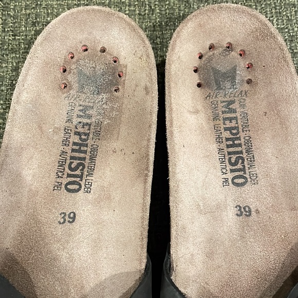 Mephisto leather slides (sz 39) - Picture 6 of 8